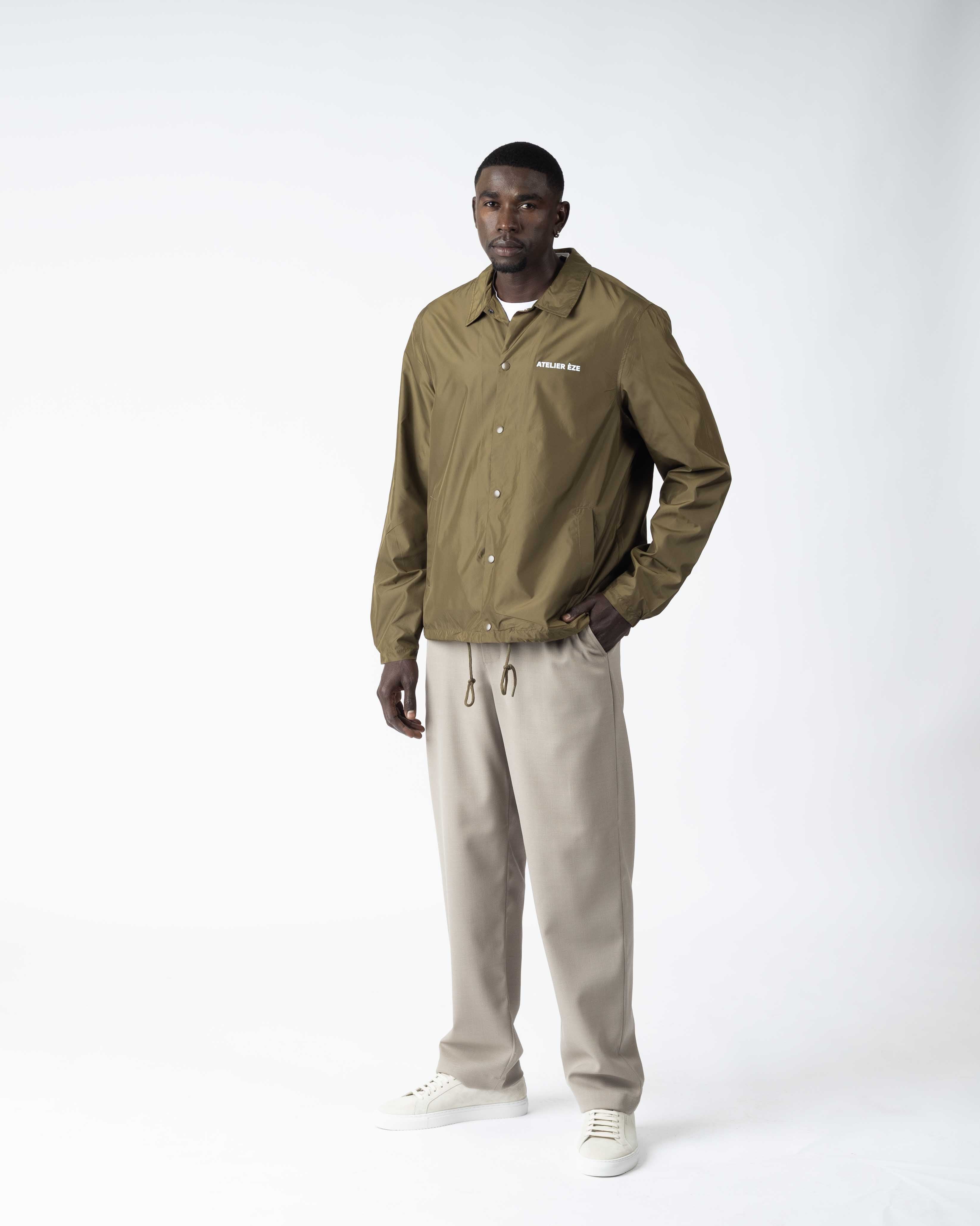 ATELIER ÈZE coach jacket moderate olive