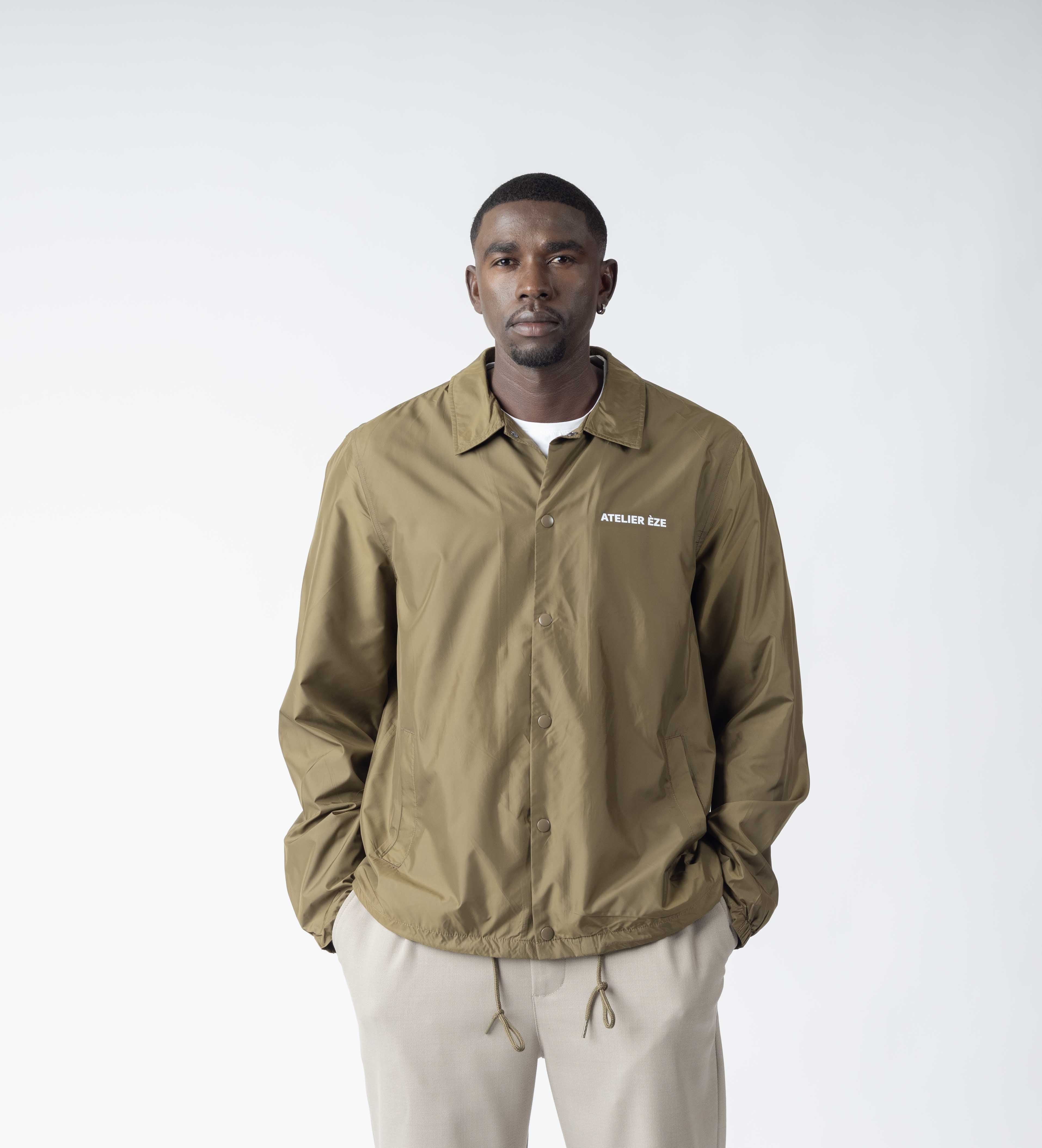 ATELIER ÈZE coach jacket moderate olive